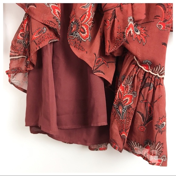 NWT Scotch & Soda Ruffle Drop Hem Dress Size XS - Picture 12 of 14